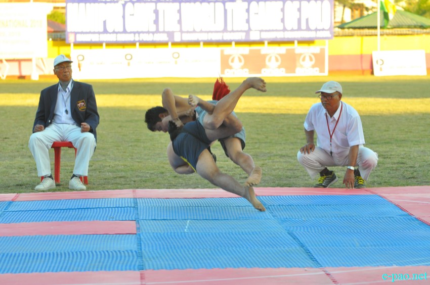 Mukna - An indigenous game of Manipur - during an exhibition match :: last week of November 2018