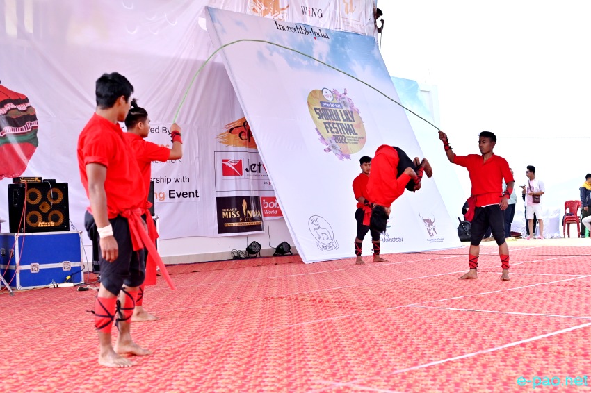 Martial Art performed  as part of Shirui Lily Festival at  Shirui Village, Ukhrul :: 28th May 2022