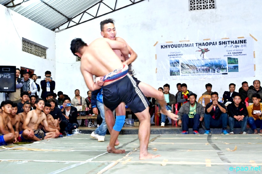 Naga Indigenous Wrestling : as part of Thaopai Shithaine festival of Poumai tribe at Phuba, Senapati :: 12 May 2022