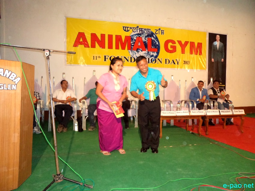 Animal Gym, Khuyathong celebrated 11th Foundation Day at Lamyanba Shanglen, Imphal :: 30 July 2013