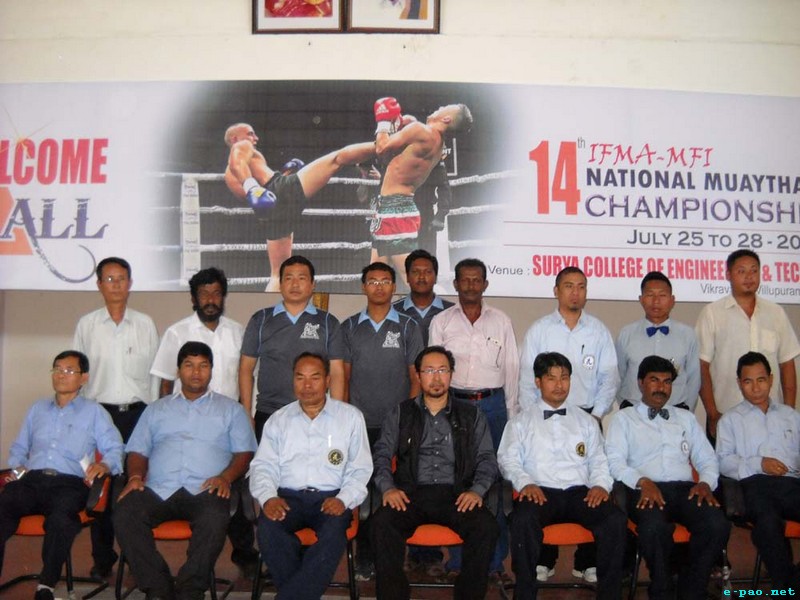 14th IFMA-MFI National Muaythai Championship held at Kandasamy Memorial Indoor Stadium, Villupuram, Tamil Nadu :: July 25 to 28, 2013