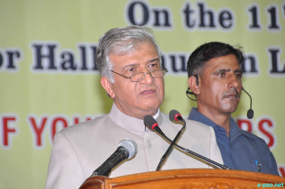 Felicitation ceremony of participants of 17th Asian Games 2014 at Indoor Stadium, Khuman Lampak :: Oct 11 2014