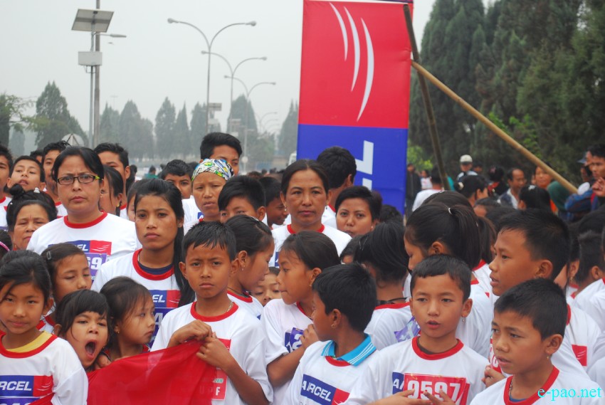 9th Mega Marathon Manipur with the theme 'Run for your nation' at Khuman Lampak :: 29 March 2015