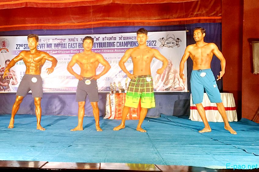 22nd Mr Imphal East Body Building Championship 2022 at  Khurai :: 22nd January 2023