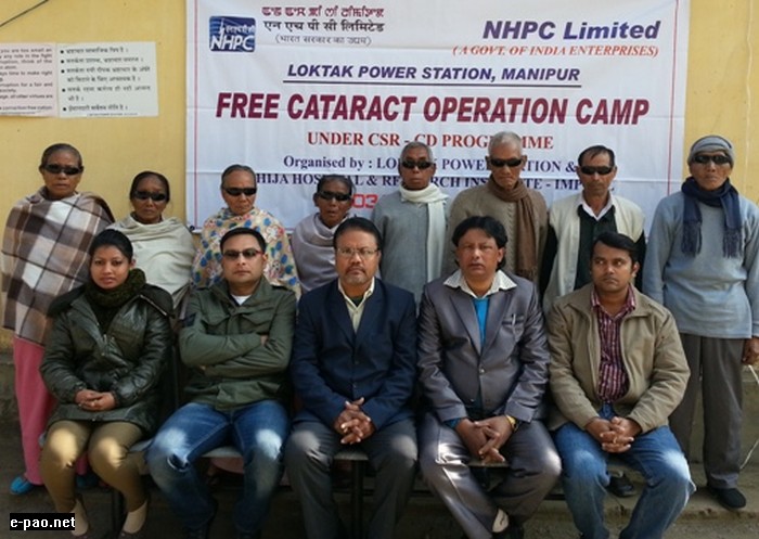 Free Cataract Operation at Shija by Loktak Power Station