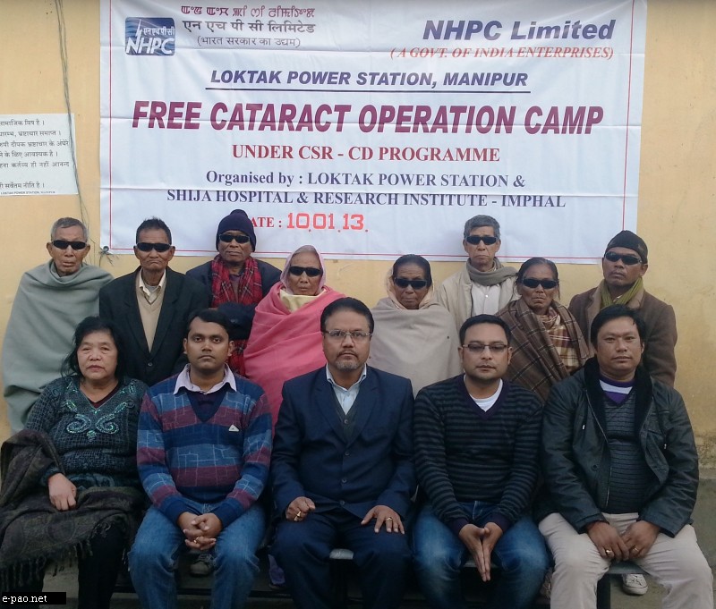 Free Cataract Operation at Shija by Loktak Power Station