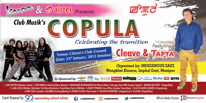 Copula : celebrating the transition 2012-2013 at Imphal