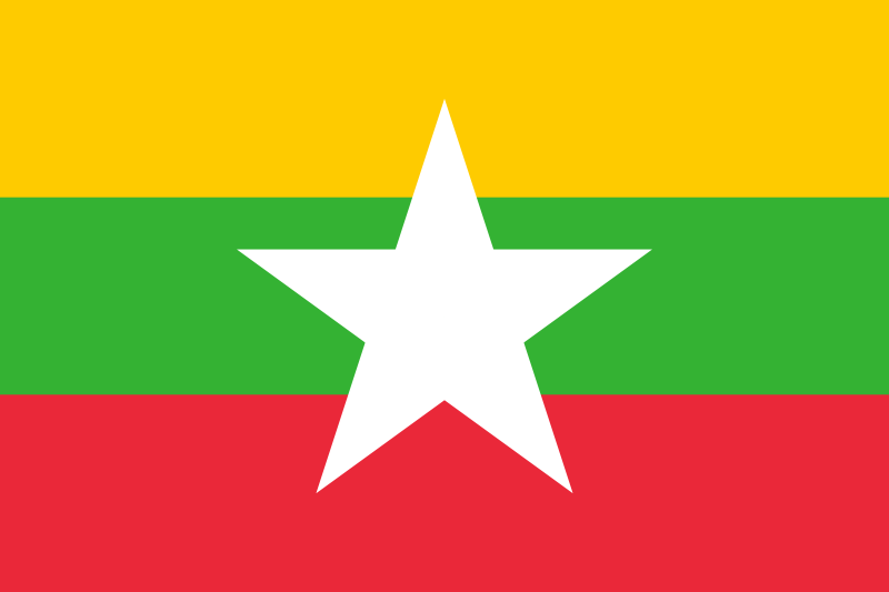 Burma Myanmar Flag