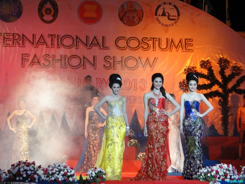International Costume Fashion Show at Surin International Folklore Festival 2013