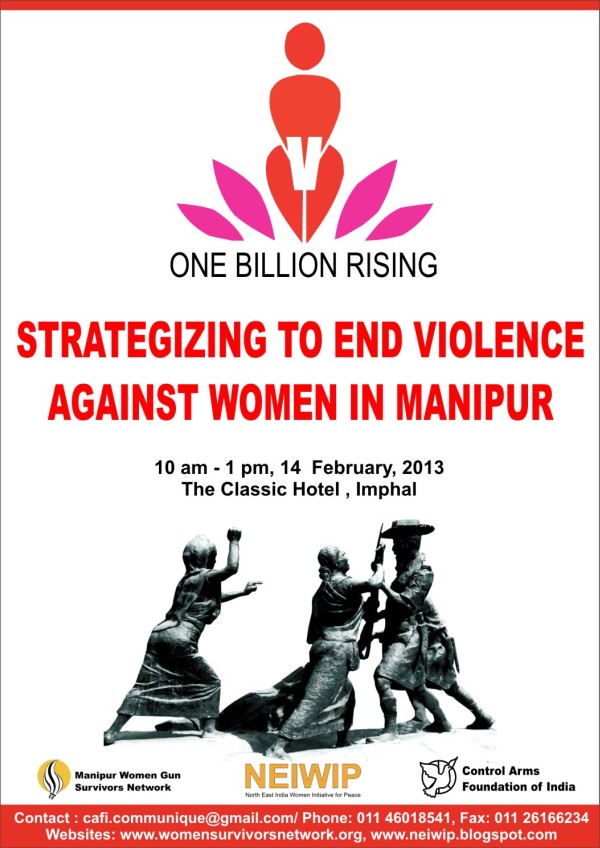 1 Billion Rising campaign from Manipur Women Gun Survivors Network