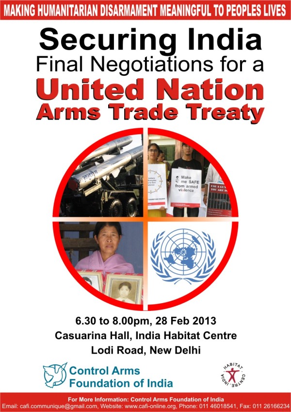 Final Negotiations for a United Nation Arms Trade Treaty