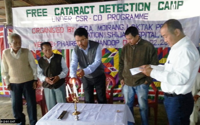 Free Cataract Detection Camp at Project Hospital, Komkeirap