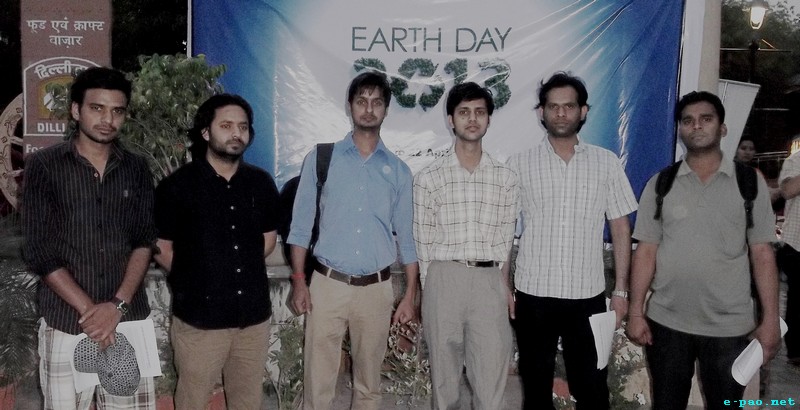 Youths Observed World Earth Day At Dilli Haat