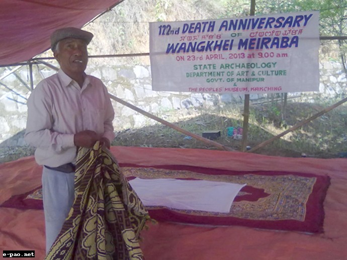 M Gourachandra (Founder of People's Museum, Kakching) 