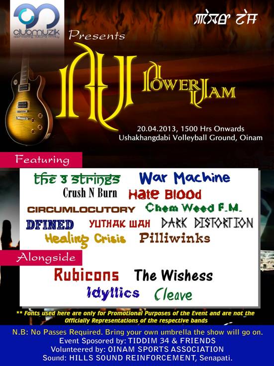 Power Jam : 2nd Edition at Oinam, Manipur