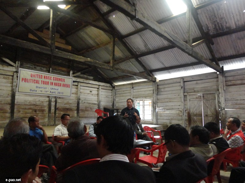 UNC's political tour to Hunphun (Ukhrul)