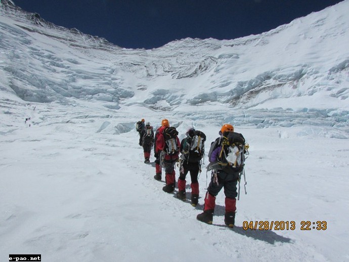 1st North East India Mt. Everest Expedition 2013 :  Final Summit
