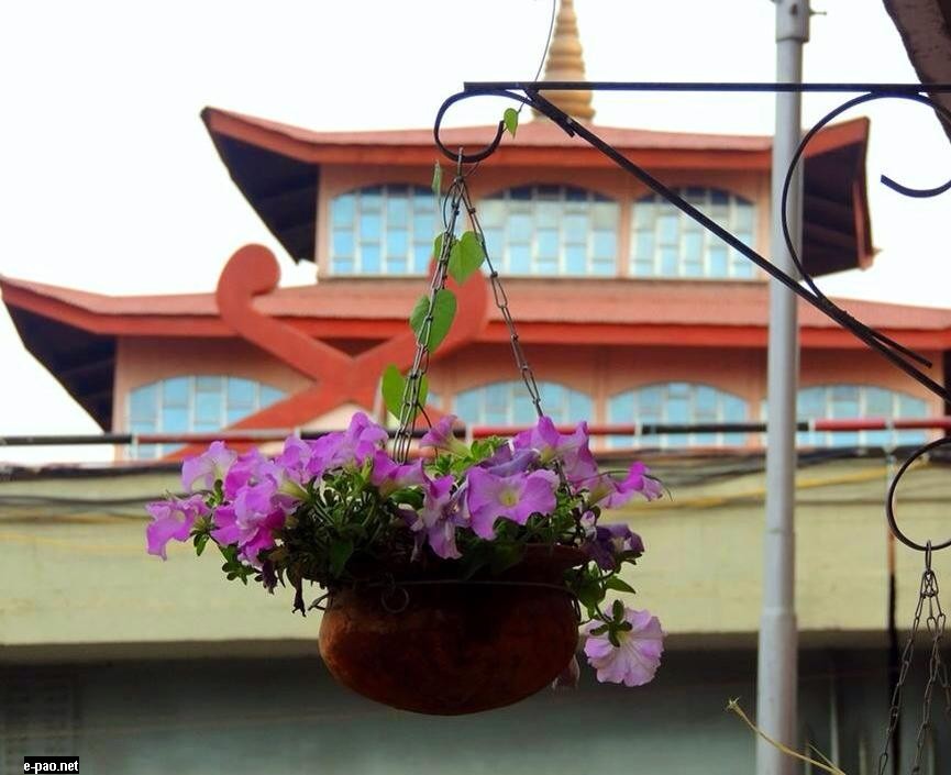  Flower pot hanging at Ema Keithel