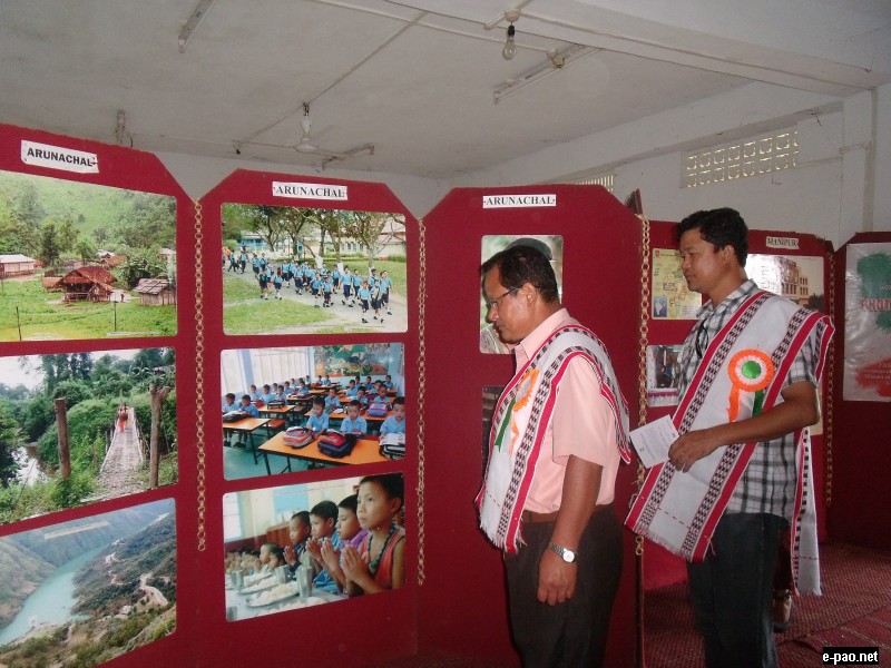 Development Photos attracts visitors at at Moirang Multipurpose Higher Secondary School 