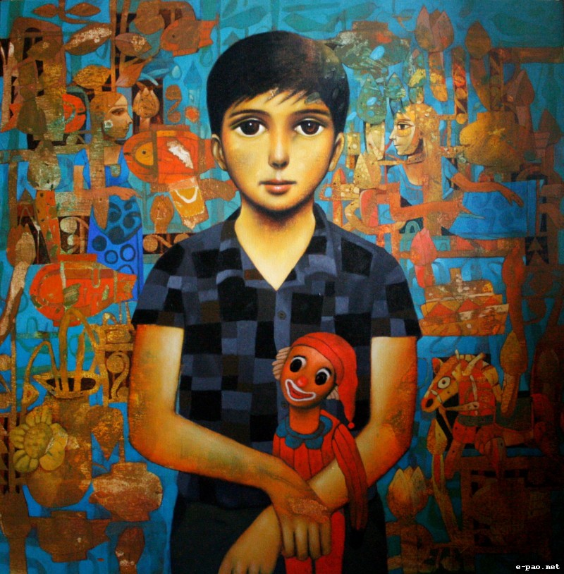 Paintings from Dilip Oinam