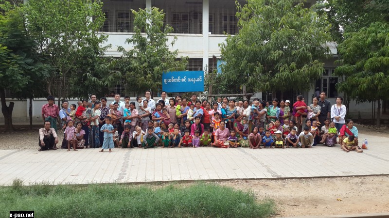 Mission Myanmar Team with a few cleft lip and palate patients 