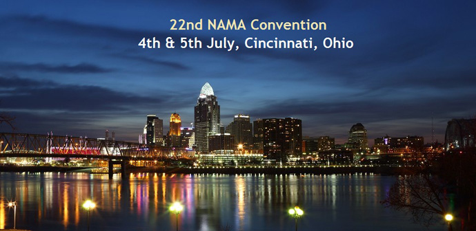 22nd NAMA Convention 2013 - Cincinnati, Ohio - 4th & 5th July 2013