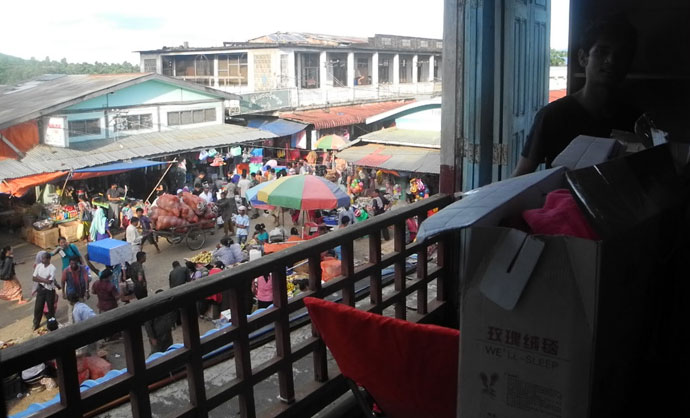 Namphalong market view