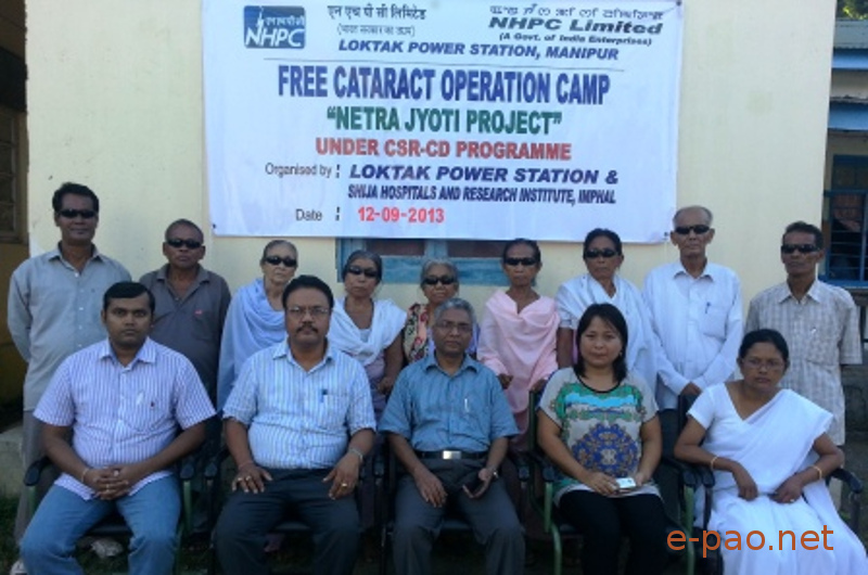 Free Cataract Operation (10th batch) at SHRI, Imphal on September 12 2013