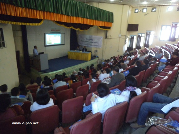 Health Care Knowledge System workshop by C-DAC held at the Mini Auditorium of RIMS, Imphal on November 07 2013