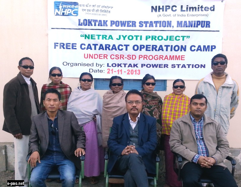 Free Cataract Operation (20th batch) at SHRI, Imphal by Loktak Power Station
