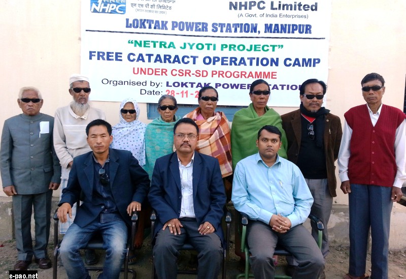 Free Cataract Operation (21 batch) at SHRI, Imphal by Loktak Power Station