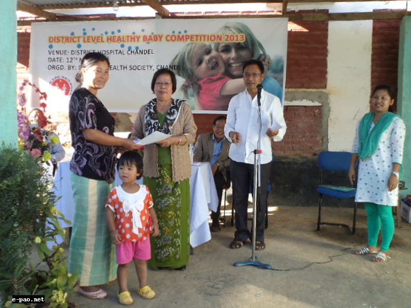 Healthy baby show competition at District Hospital Chandel 