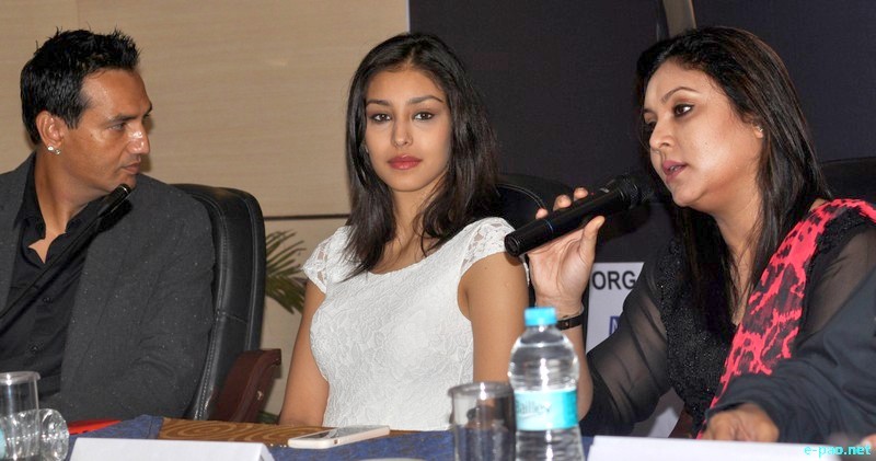 North East Diva 2013 : Press meet with Marc Robinson and Miss India World Navneet Kaur Dhillon