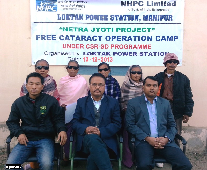 Free Cataract Operation (23rd batch) held at SHRI, Imphal by Loktak Power Station