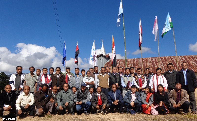Group photo of 3rd Council Assembly of the UNC at Leibi Maring village, Tegnoupal