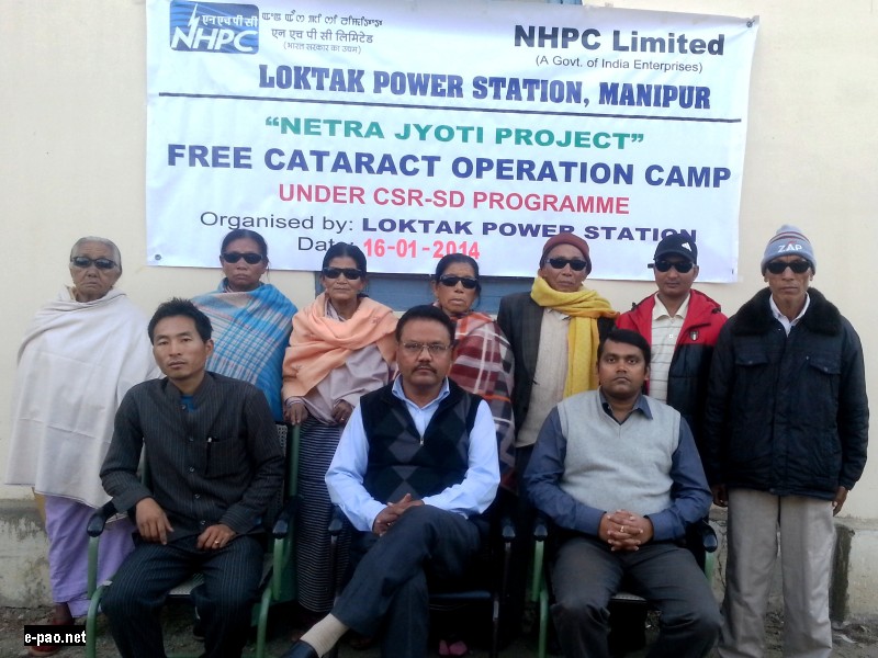 Free Cataract Operation (26th batch) at SHRI, Imphal by Loktak Power Station