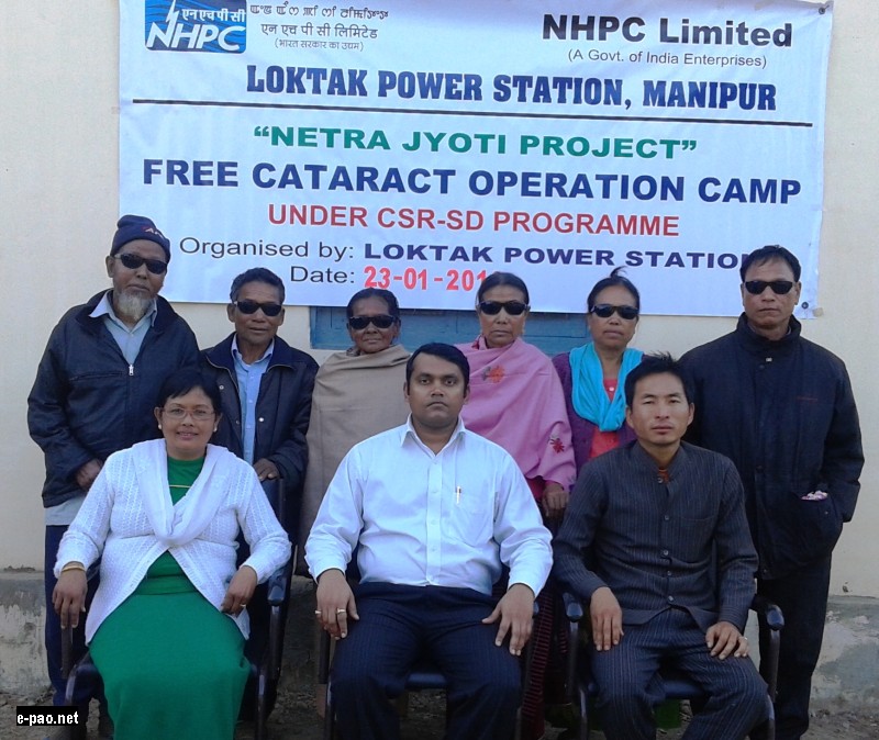 Free Cataract Operation (27th batch) at SHRI, Imphal by Loktak Power Station