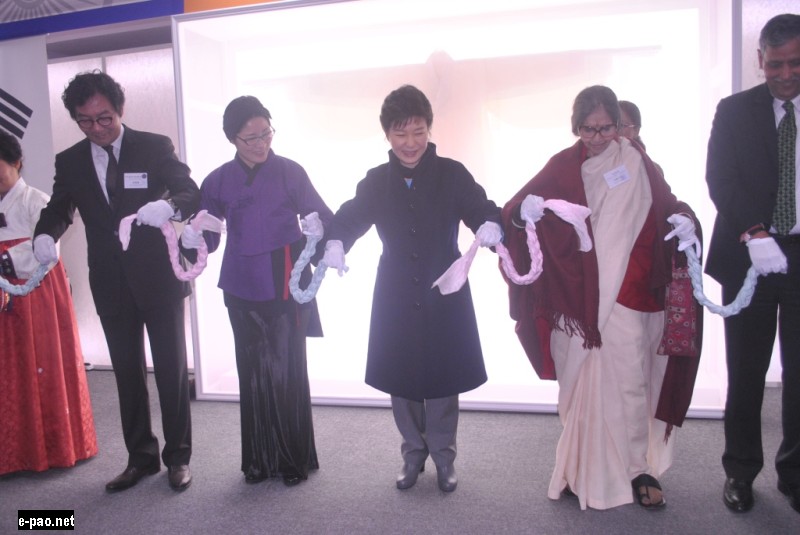President of Republic of Korea, Park Geun-hye marked her esteemed presence in India to inaugurate the Korean Handicraft Exhibition and Korean audio guide along with Shri Ravidra Singh, the Secretary of Ministry of Culture of India on 17th January, 2014 at Red Fort