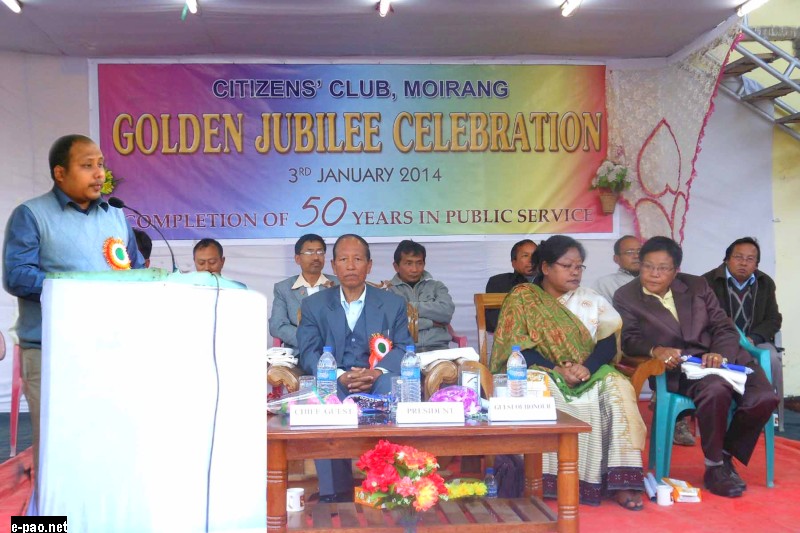 Citizens' Club Moirang Celebrated Golden Jubilee Celebration