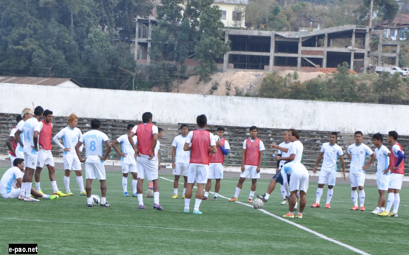 Rangdajied United FC team practice