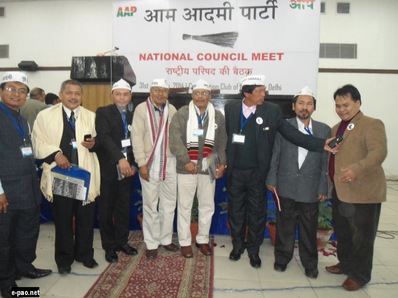 Aam Aadmi Party, Manipur meet at New Delhi