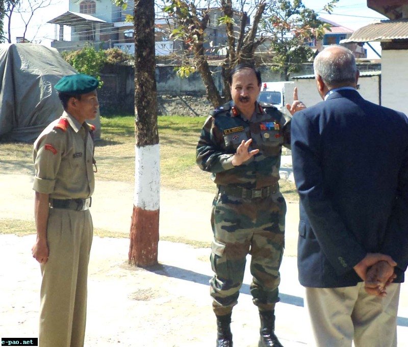 Visit of ADG NCC NER, Maj Gen RK Sharma to Manipur