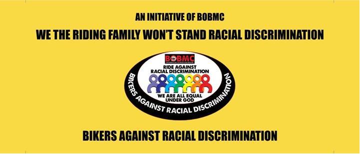 Protest ride by Bikers Against Racial Discrimination (BARD) at Bangalore 