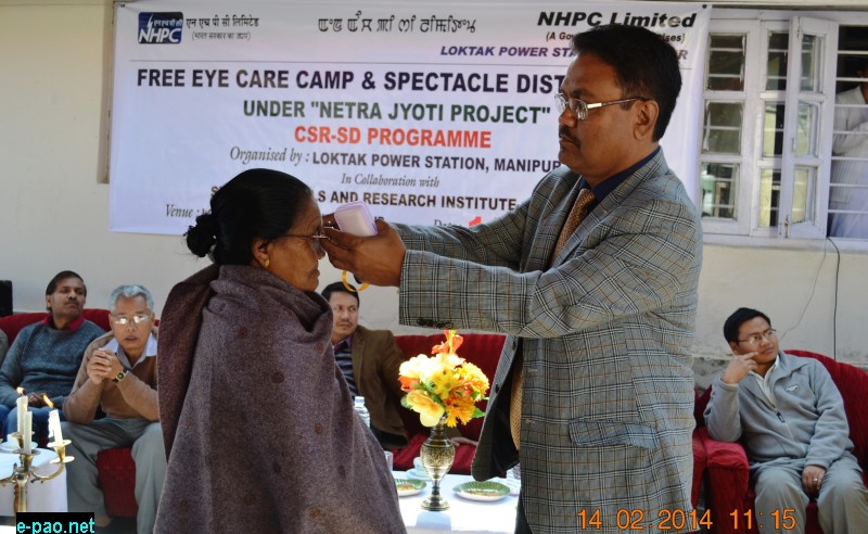 Free Eye Care camp and Spectacle Distribution at Project hospital