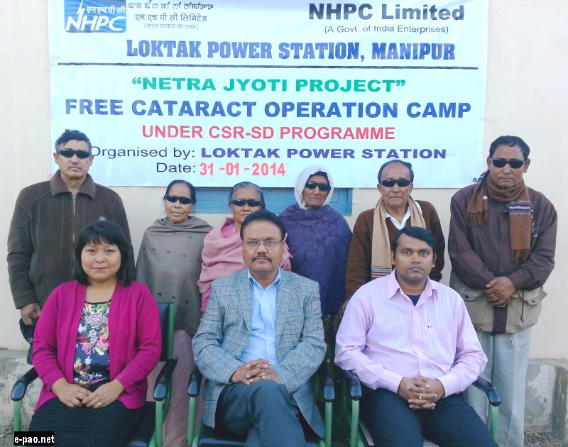 Free Cataract Operation (27th batch) at SHRI, Imphal by Loktak Power Station