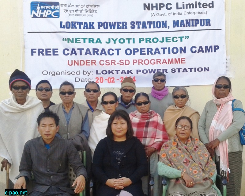 Free Cataract Operation (31st batch ) organized by Loktak Power Station