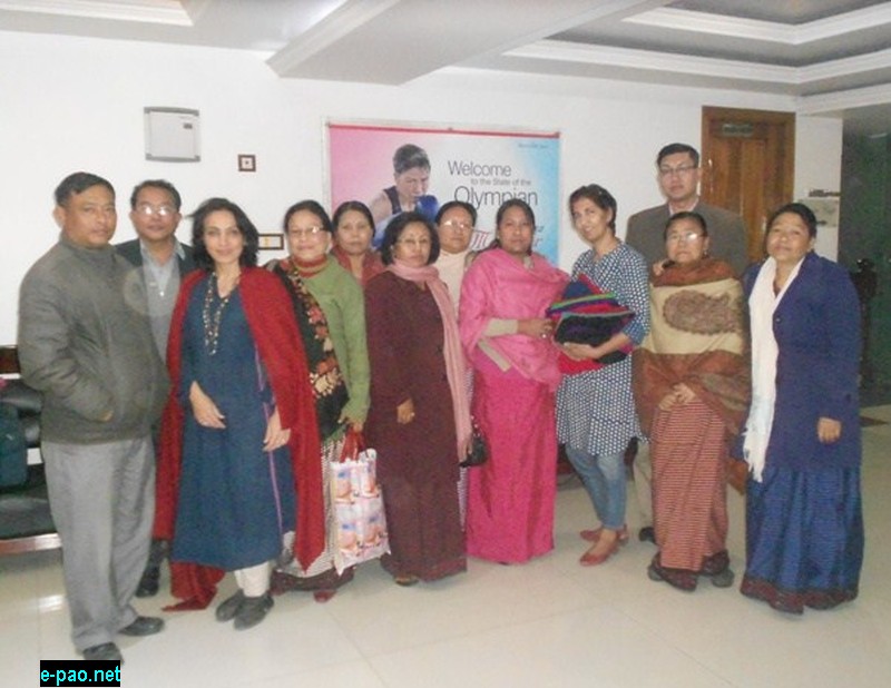Entrepreneur visiiting Manipur Handloom Industry