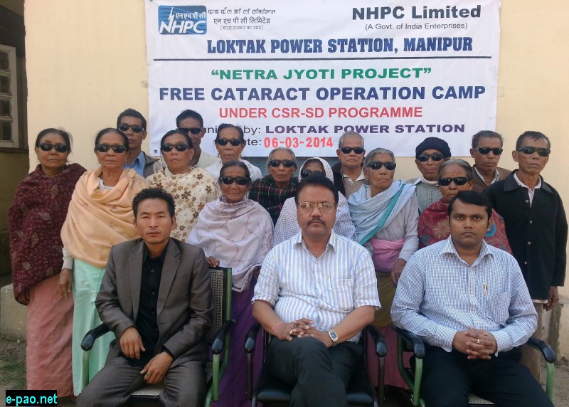 Free Cataract Operation (33rd batch) held at SHRI, Imphal