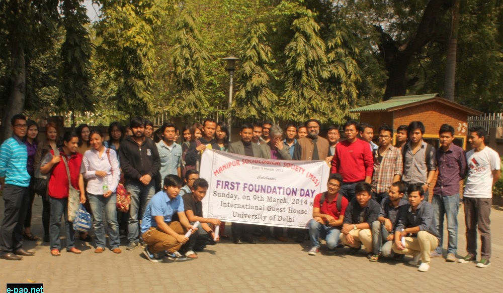 Manipur Sociological Society (MSS) organized its first foundation day on 9th March 2014