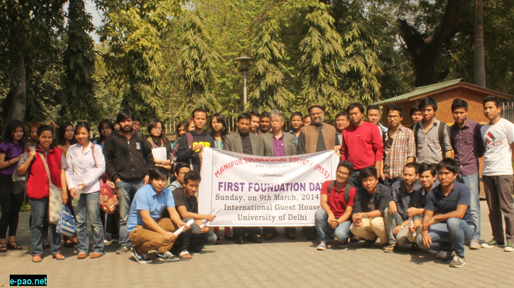 First Foundation Day of Manipur Sociological Society(MSS) at Delhi University ::  09th March 2014
